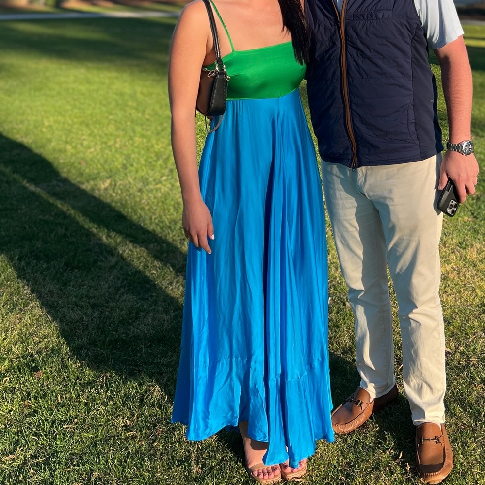 Olivaceous Vibrant Green Dress